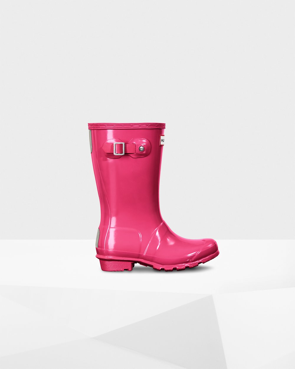 Kids Rain Boots - Hunter Original Big Gloss (45EGMKSPH) - Light Pink